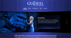 Desktop Screenshot of global-creatures.com